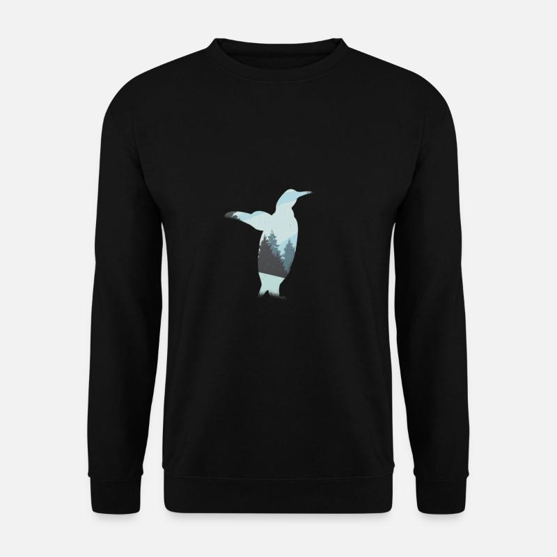 Pingouin pingouins pôle sud - Sweat-shirt Unisexe - noir
