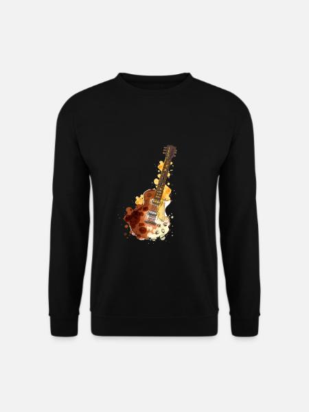 Bass guitar bass player - Unisex Sweatshirt - black