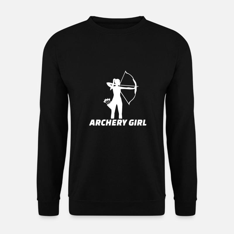 Femme archer - Sweat-shirt Unisexe - noir