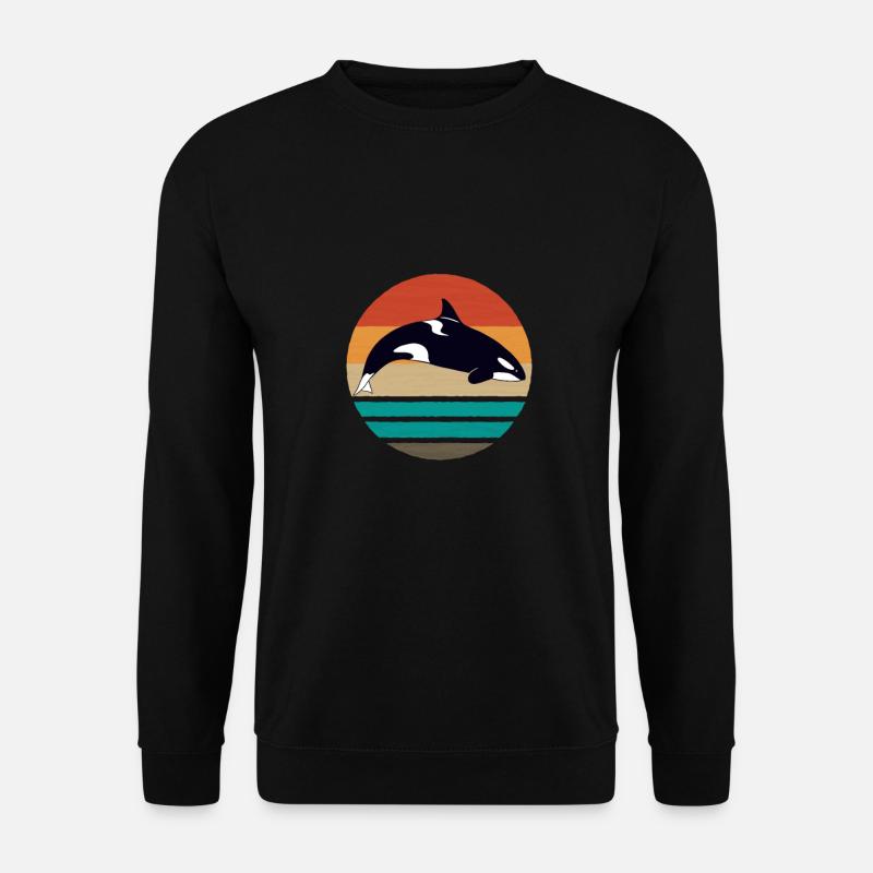 Cute orca design - Unisex Sweatshirt - black