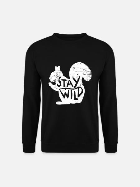 squirrel - Unisex Sweatshirt - black