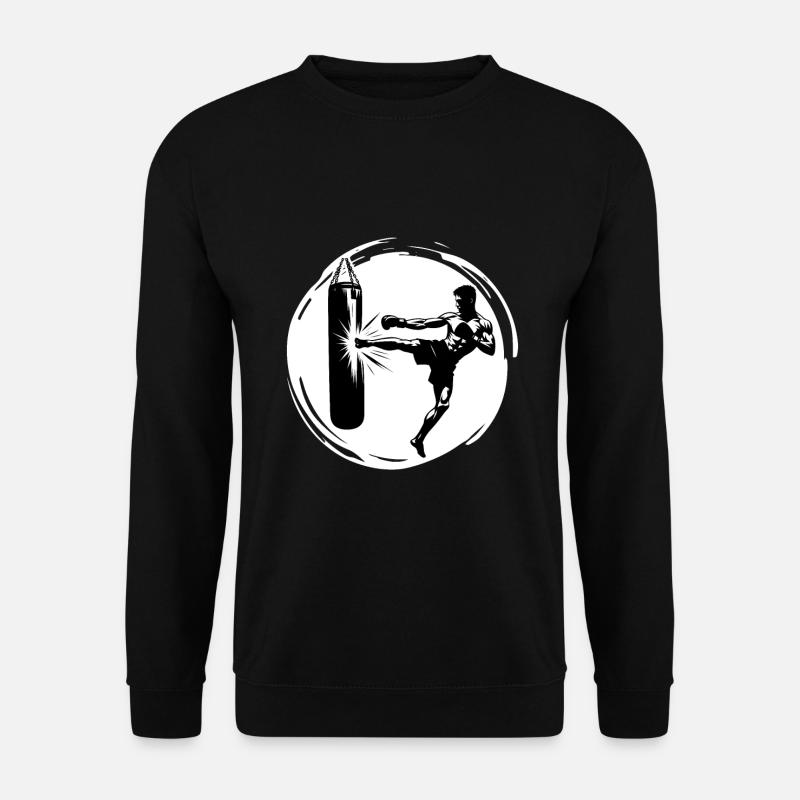 Kickboxing Kickboxer Kick - Unisex Sweatshirt - black