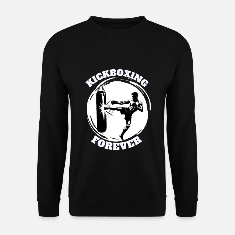 Combattant de kickboxing Kickboxer - Sweat-shirt Unisexe - noir