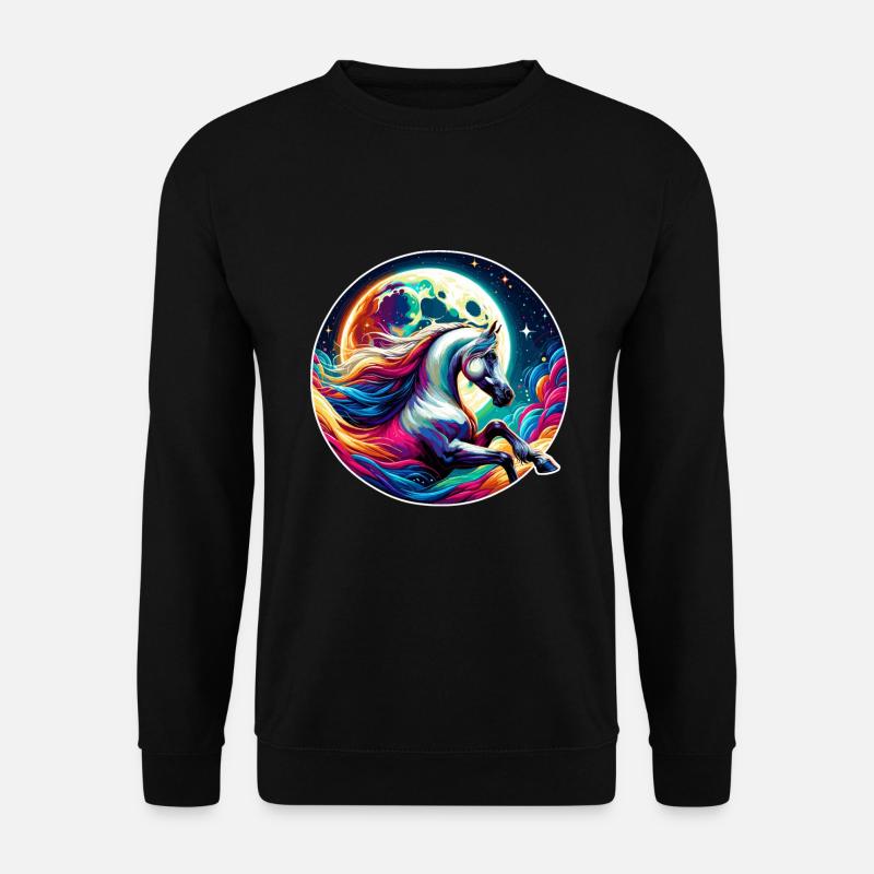 Arabian Horse Art - Unisex Sweatshirt - black