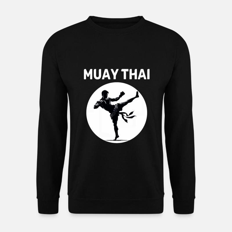 Combattant de Muay Thaï - Sweat-shirt Unisexe - noir