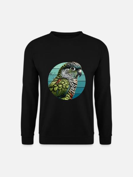 Grünwangen-Conure-Kunst Niedliche Conure - Unisex Pullover - Schwarz