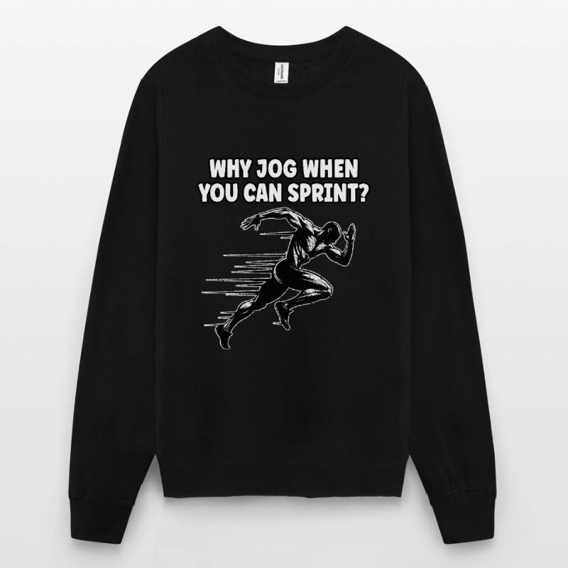 Bahnläufer Sprinter Sprint 100m Sprinter Unisex Pullover