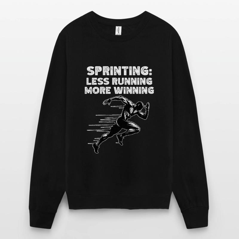 Bahnläufer Sprinter Sprint 100m Sprinter Unisex Pullover