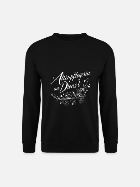 Altenpflegerin Im Dienst - Unisex Pullover - Schwarz