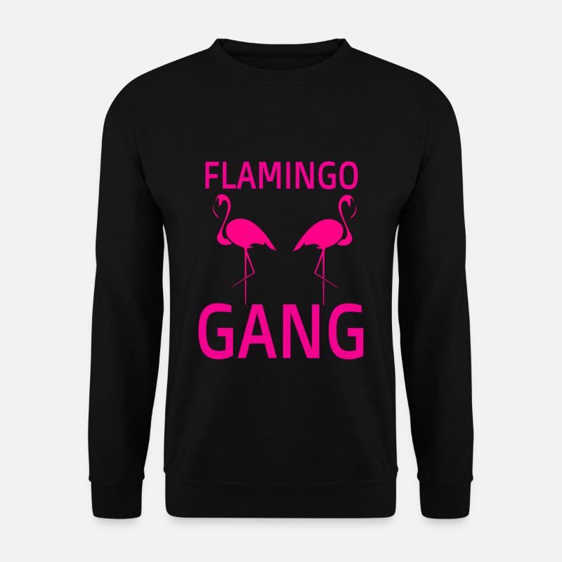 Flamingo Gang - Unisex Pullover - Schwarz