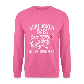 Angler Angel pêche sportive pêche pêche canne à pêche - Sweat-shirt Unisexe - rose - Devant