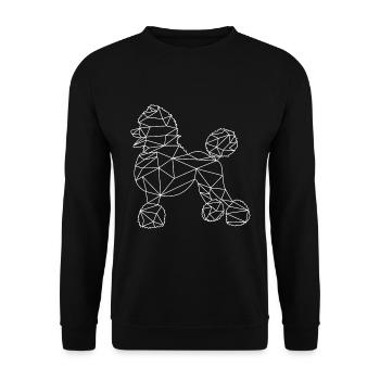 Pudel - Unisex Pullover - Schwarz - Vorne - Alina (178cm) & Michal (187cm)