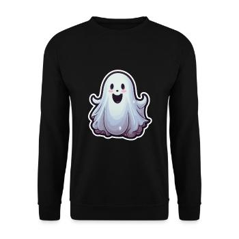 Ghost - Unisex Sweatshirt - black - Front - Alina (178cm) & Michal (187cm)