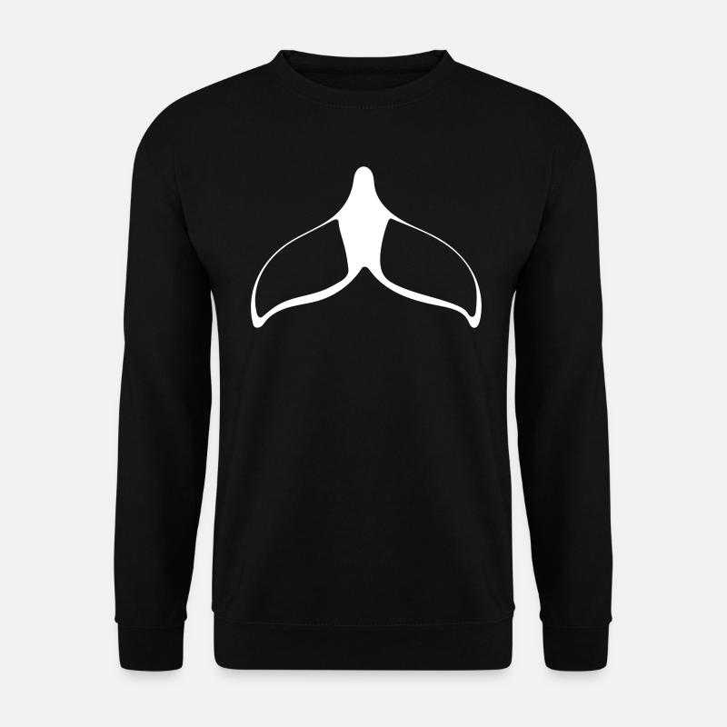 Flosse - Unisex Pullover - Schwarz