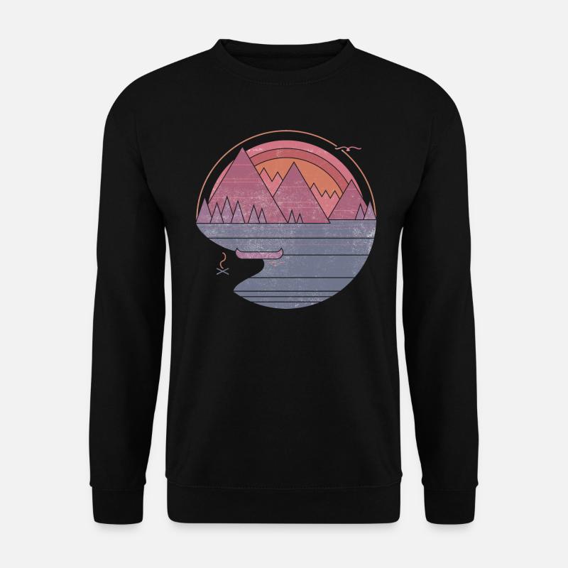 Mountain graphic - Unisex Sweatshirt - black