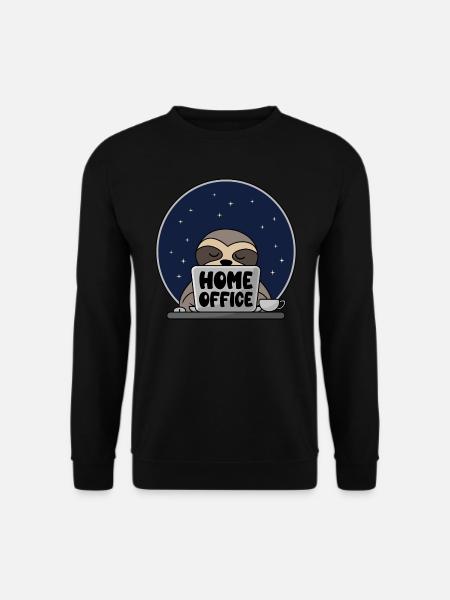 Homeoffice - Unisex Pullover - Schwarz