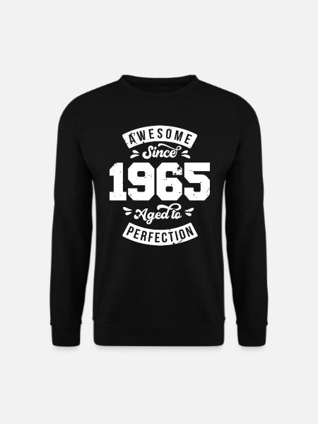 Vintage 1965 Geburtstag - retro 1965 - Unisex Pullover - Schwarz