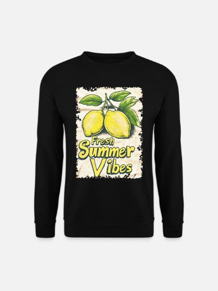 Fresh Summer Vibes - Unisex Pullover - Schwarz