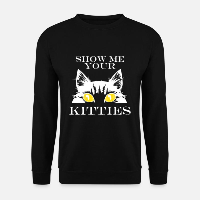 Cat - Unisex Sweatshirt - black