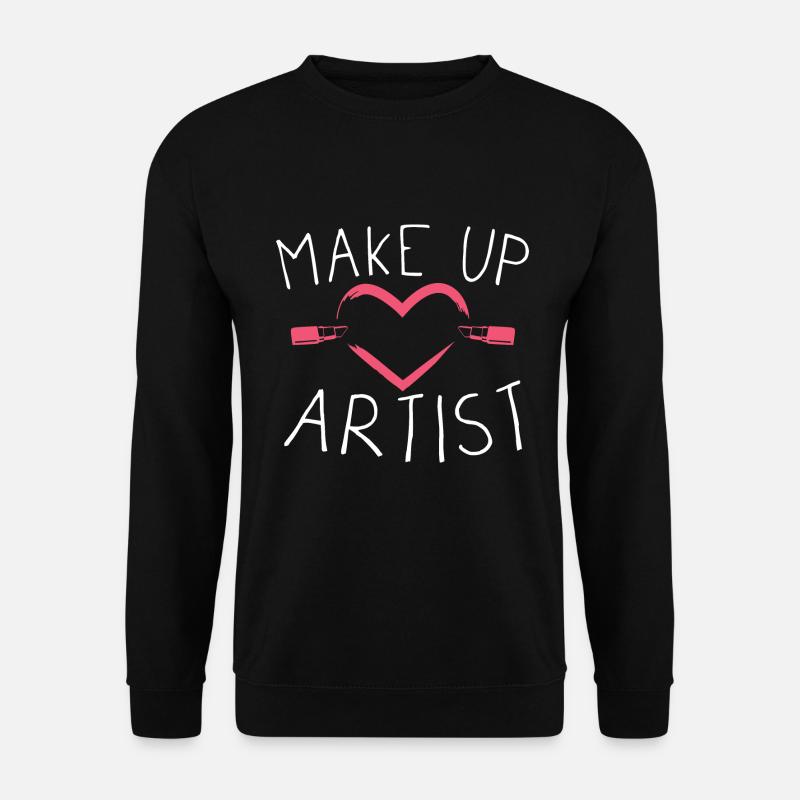 Make Up Artist / Schminken - Unisex Pullover - Schwarz