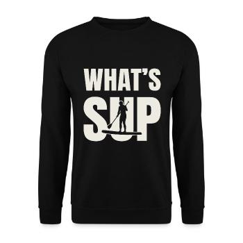 Stand up Paddle PADDLE PADDLE, Paddle - Sweat-shirt Unisexe - noir - Devant - Alina (178cm) & Michal (187cm)