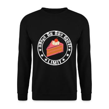 Diabetis - Unisex Sweatshirt - black - Front - Alina (178cm) & Michal (187cm)
