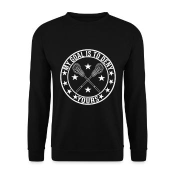 Lacrosse - Unisex Pullover - Schwarz - Vorne - Alina (178cm) & Michal (187cm)