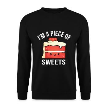 Baker Confectioner - Unisex Sweatshirt - black - Front - Alina (178cm) & Michal (187cm)