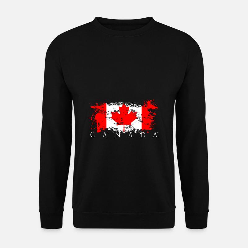 Canada Canada Vancouver Drapeau Drapeau Drapeau Drapeau - Sweat-shirt Unisexe - noir