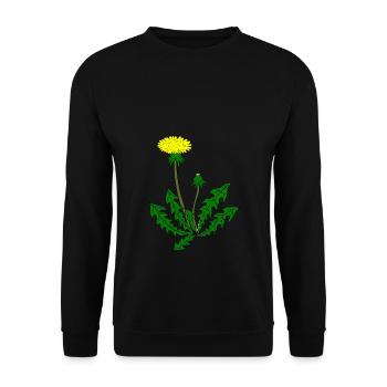 Dandelion dandelion - Unisex Sweatshirt - black - Front - Alina (178cm) & Michal (187cm)
