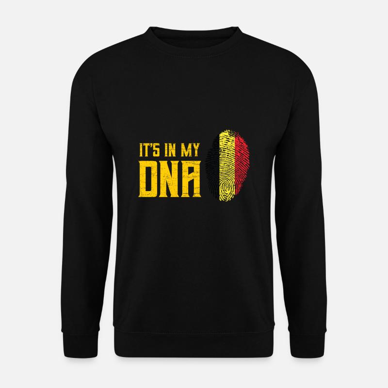 It's In My DNA Belgien Land Geschenkidee - Unisex Pullover - Schwarz