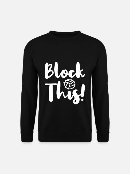 Volleyball - Unisex Pullover - Schwarz