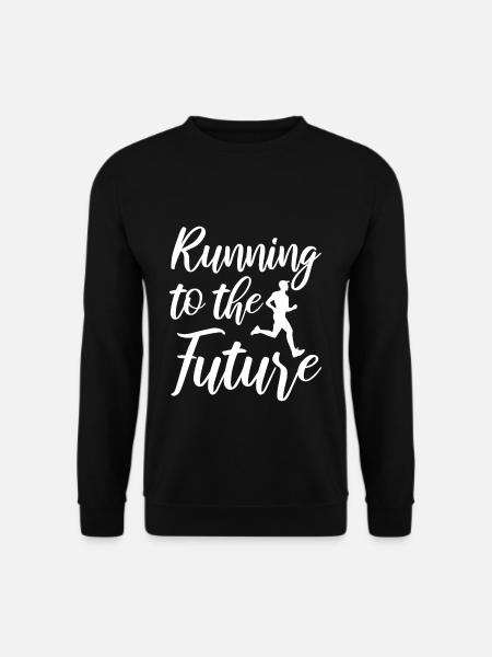 course - Sweat-shirt Unisexe - noir
