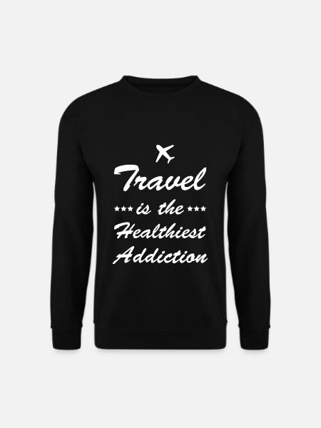 Travel - Unisex Sweatshirt - black