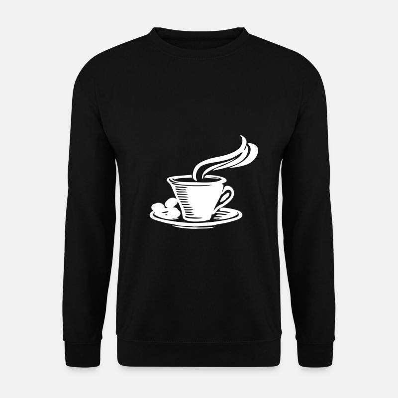 Kaffeetasse - Unisex Pullover - Schwarz