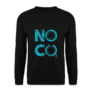 vélo - Sweat-shirt Unisexe - noir - Devant - Alina (178cm) & Michal (187cm)