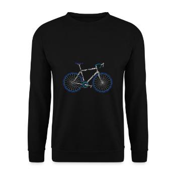 vélo - Sweat-shirt Unisexe - noir - Devant - Alina (178cm) & Michal (187cm)