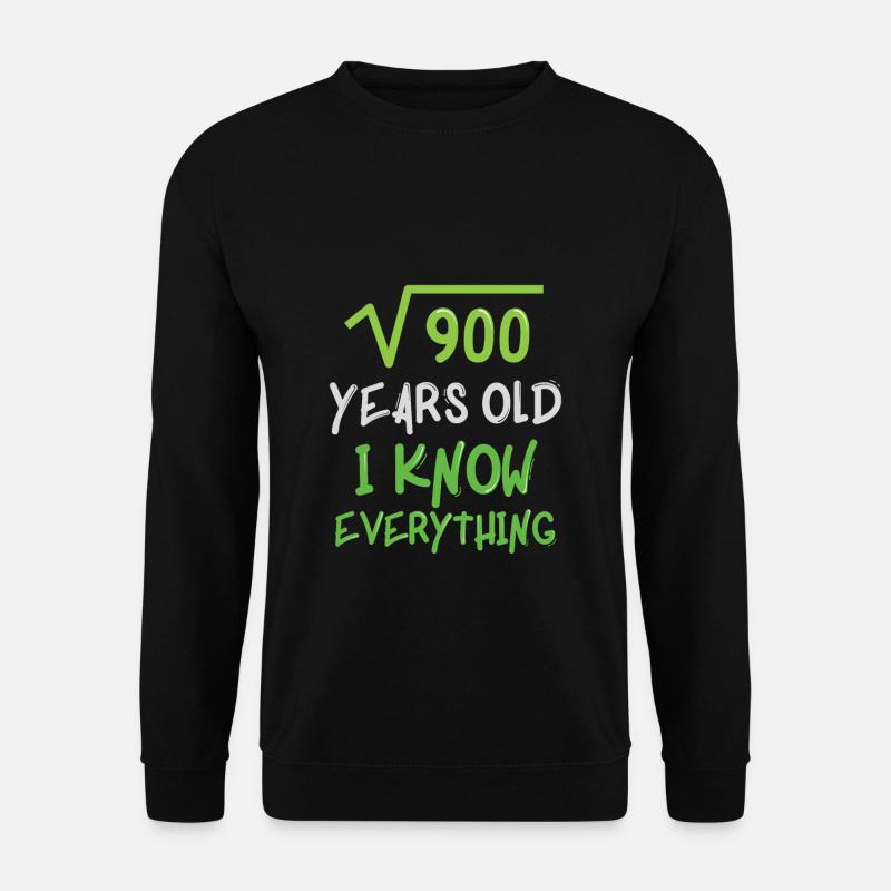30. Geburtstag - Unisex Pullover - Schwarz