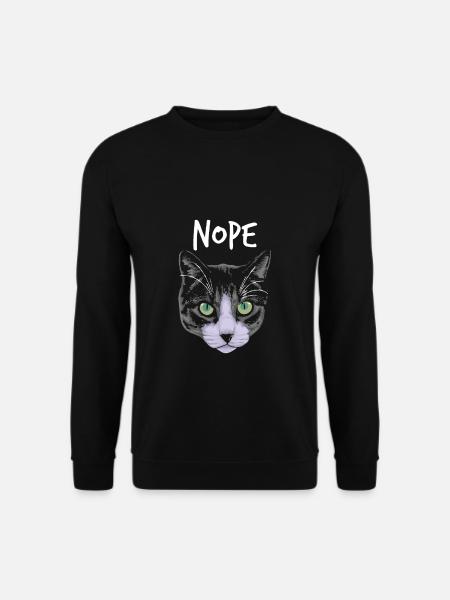Chat drôle - Sweat-shirt Unisexe - noir