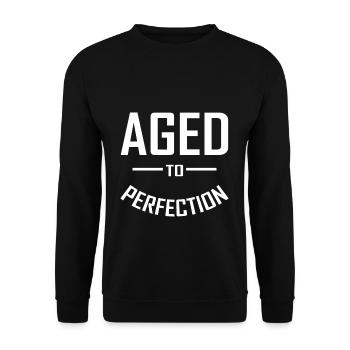 Geburtstag 50 Jahre - Unisex Pullover - Schwarz - Vorne - Alina (178cm) & Michal (187cm)