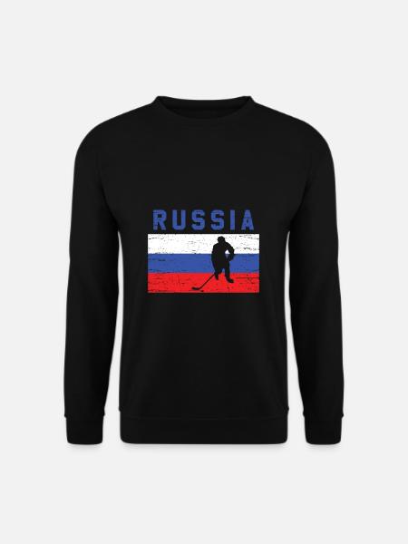 Eishockey Russland - Unisex Pullover - Schwarz