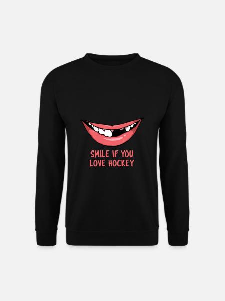 Eishockey - Unisex Pullover - Schwarz