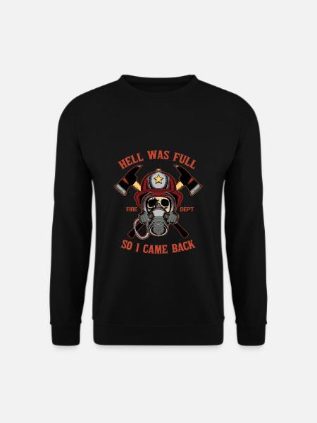 fire Department - Unisex Sweatshirt - black