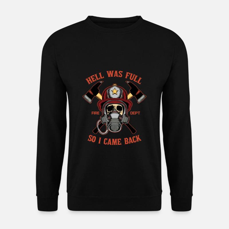 fire Department - Unisex Sweatshirt - black