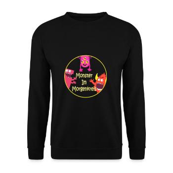 Erzieher - Unisex Pullover - Schwarz - Vorne - Alina (178cm) & Michal (187cm)