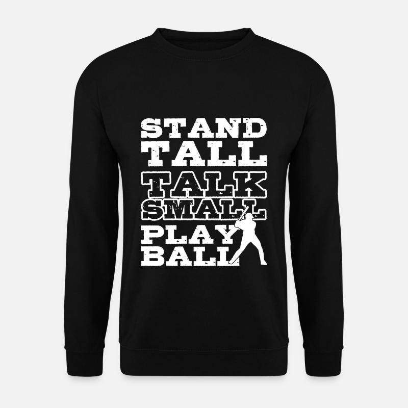 Baseball - Unisex Pullover - Schwarz
