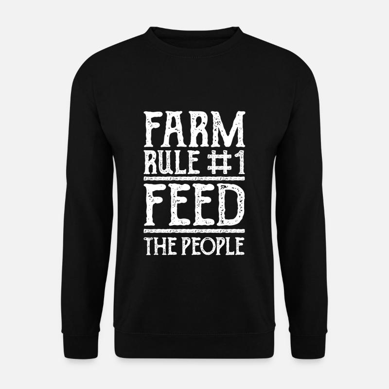 Farmer Farmer Farmer - Unisex Sweatshirt - black