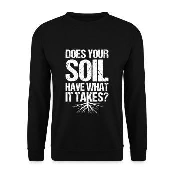 Farmer Farmer Farmer - Unisex Sweatshirt - black - Front - Alina (178cm) & Michal (187cm)