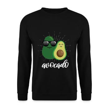 Avocado - Unisex Pullover - Schwarz - Vorne - Alina (178cm) & Michal (187cm)
