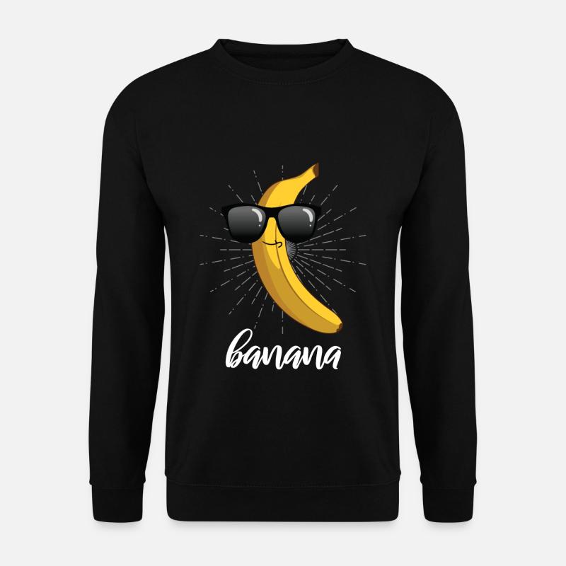 Banane - Unisex Pullover - Schwarz